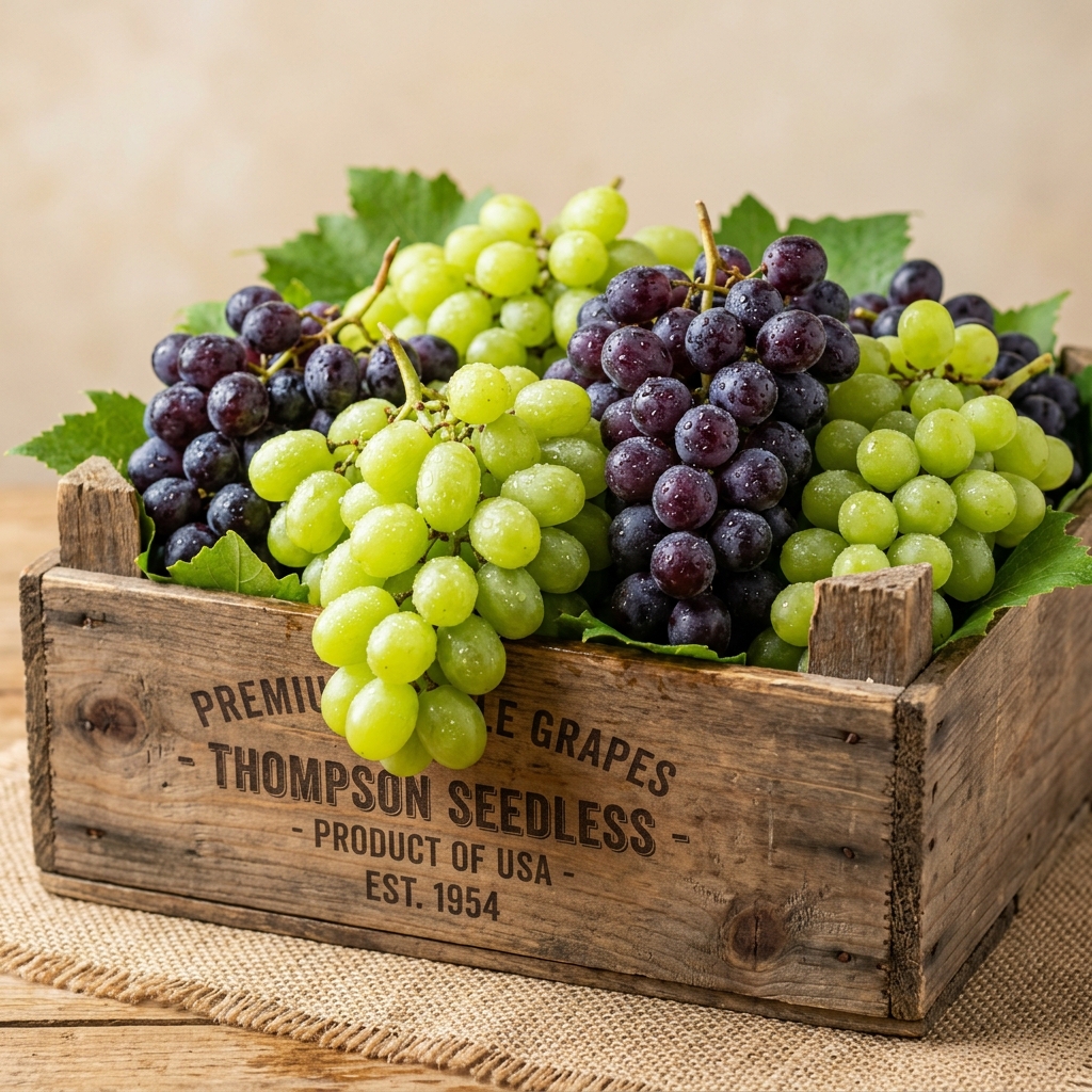 Fresh grapes prepared for export